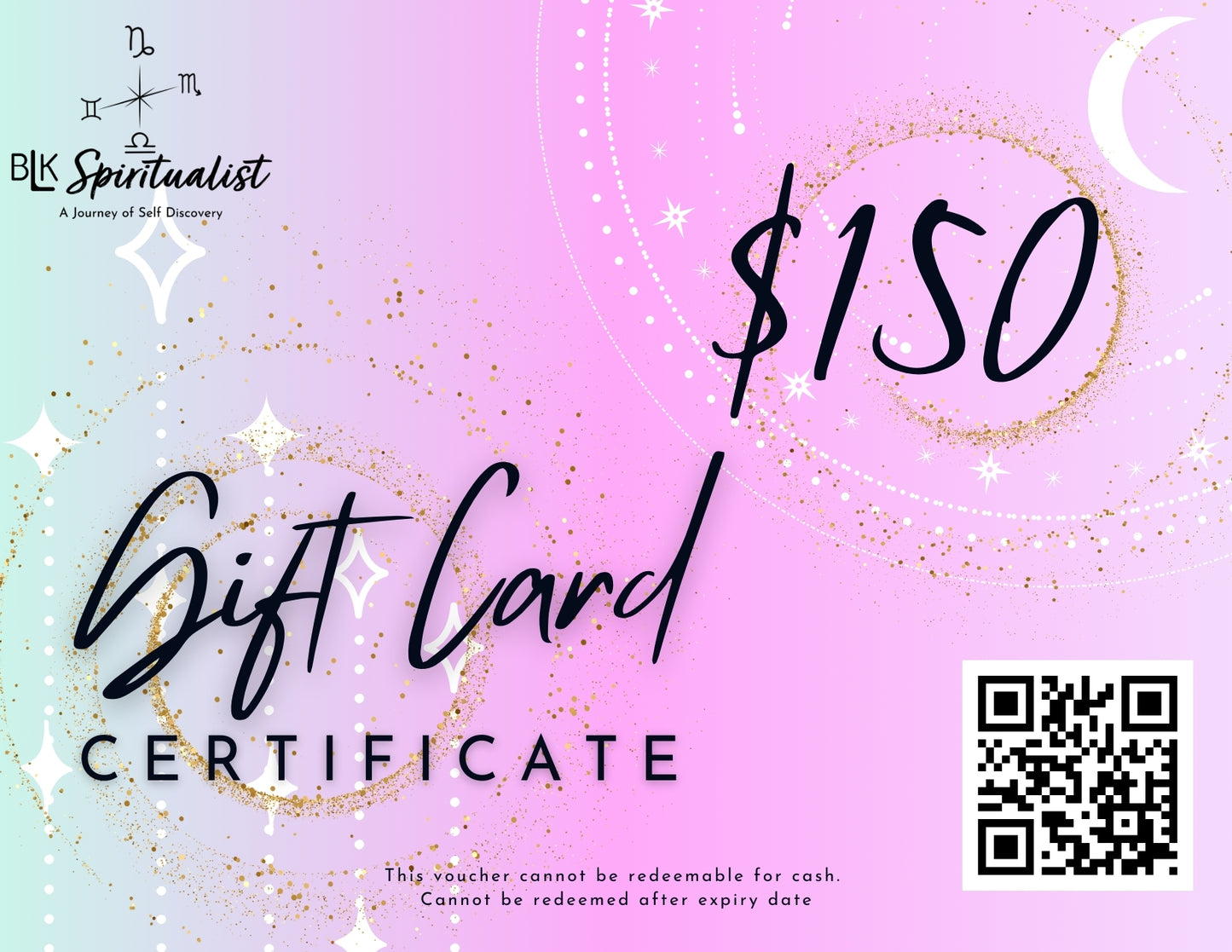 Blk Spiritualist Gift Cards