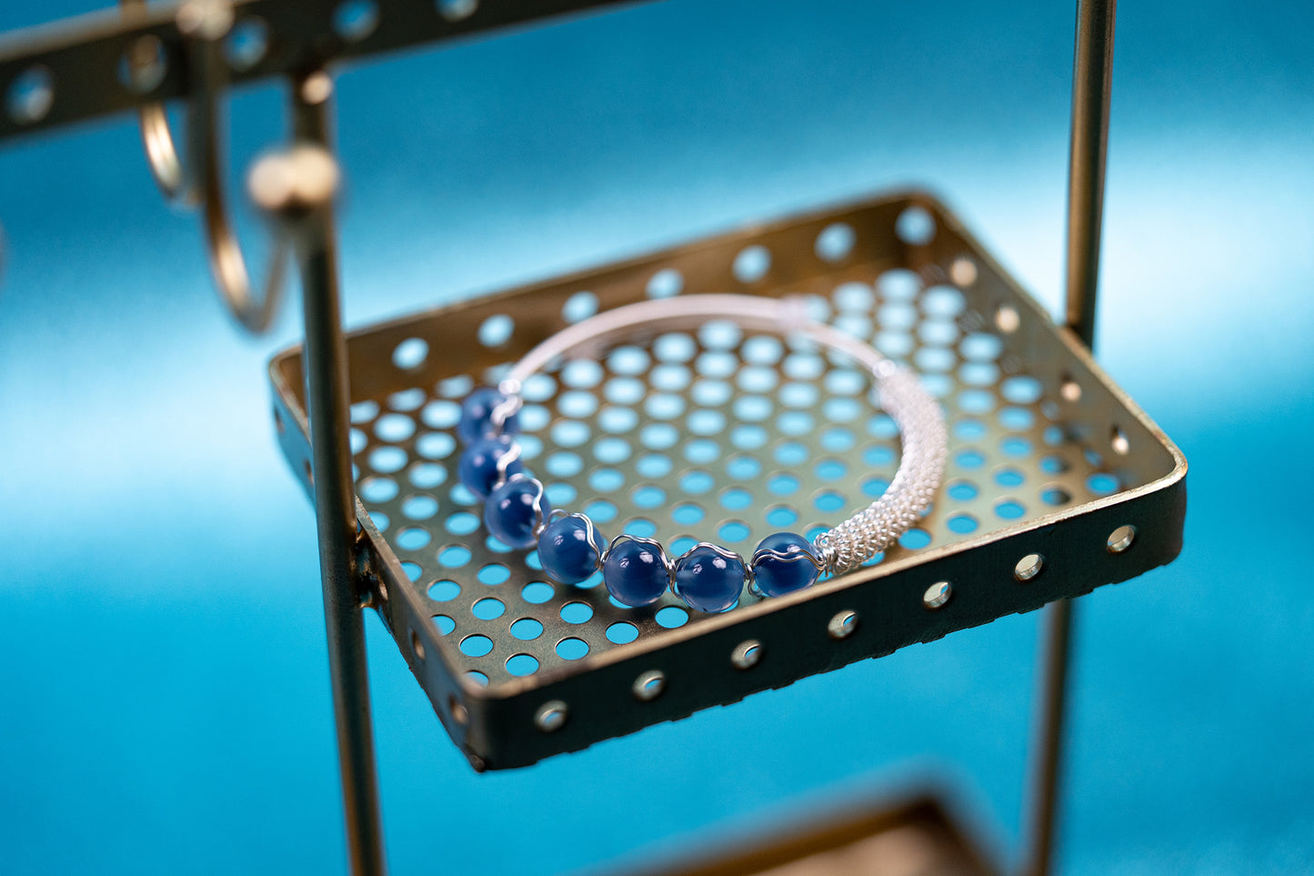 7 Stone Fashion Bead Bracelet