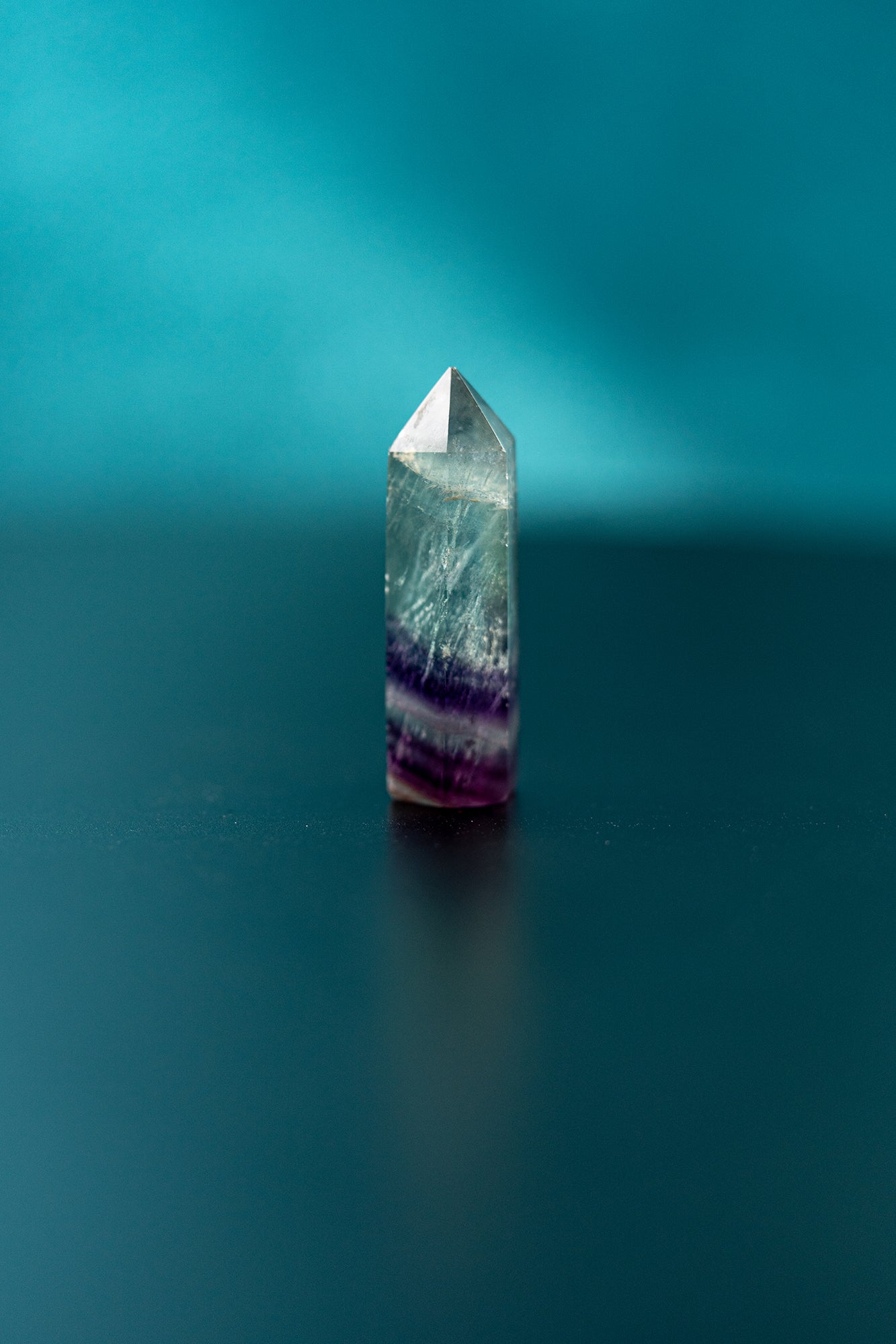 Rainbow Fluorite Points