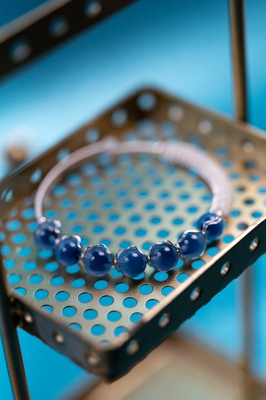 7 Stone Fashion Bead Bracelet