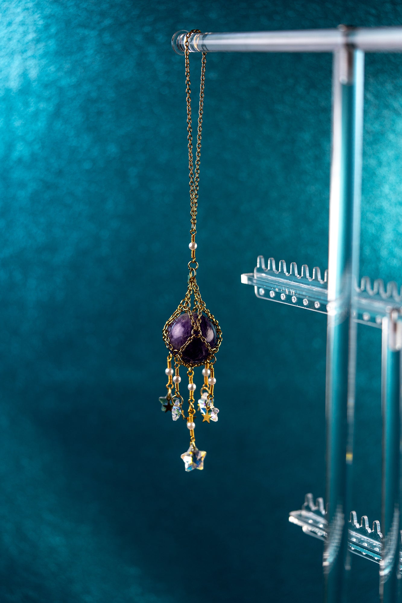 Crystal Chandelier Car Charm