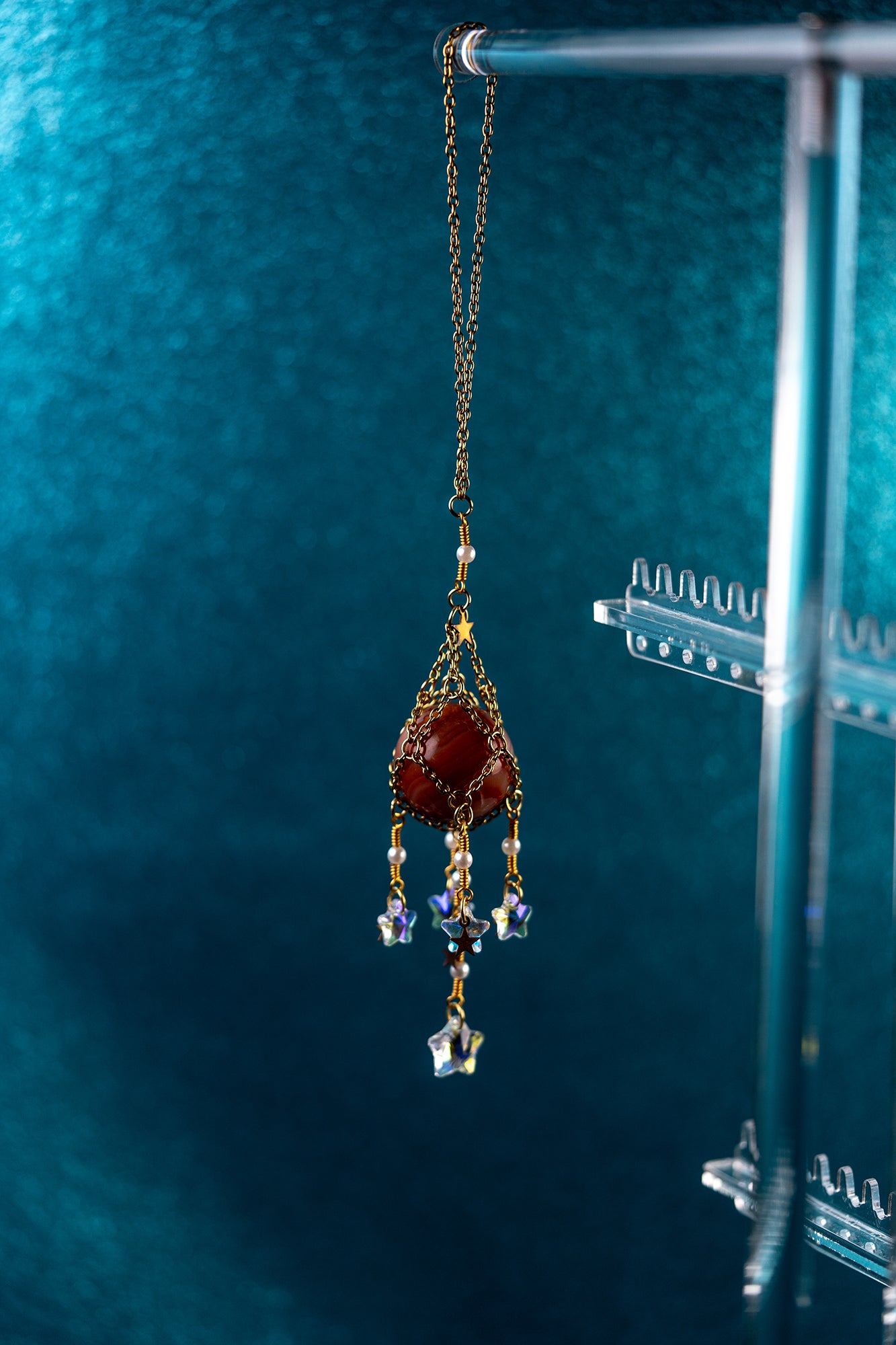 Crystal Chandelier Car Charm
