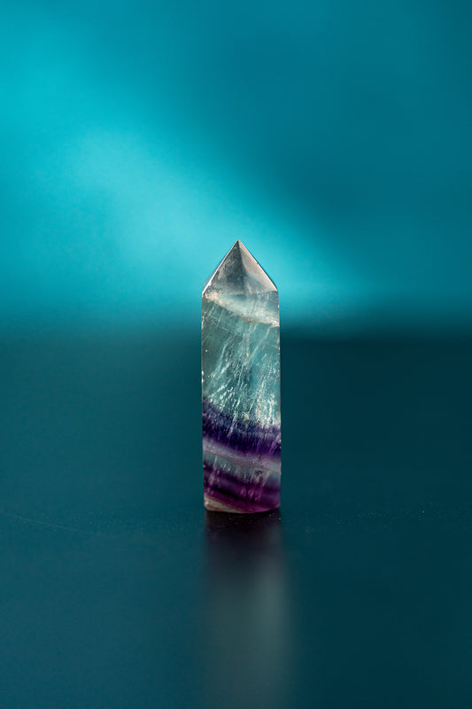 Rainbow Fluorite Points