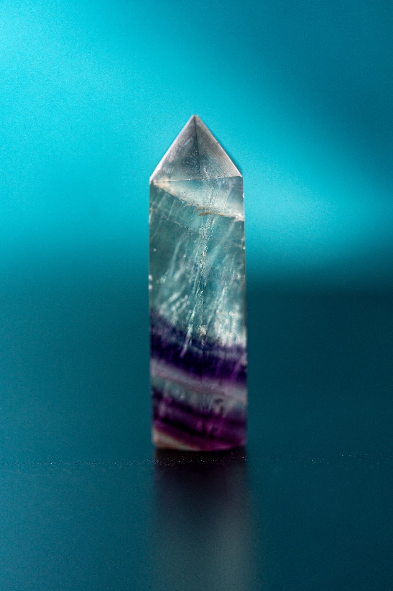 Rainbow Fluorite Points