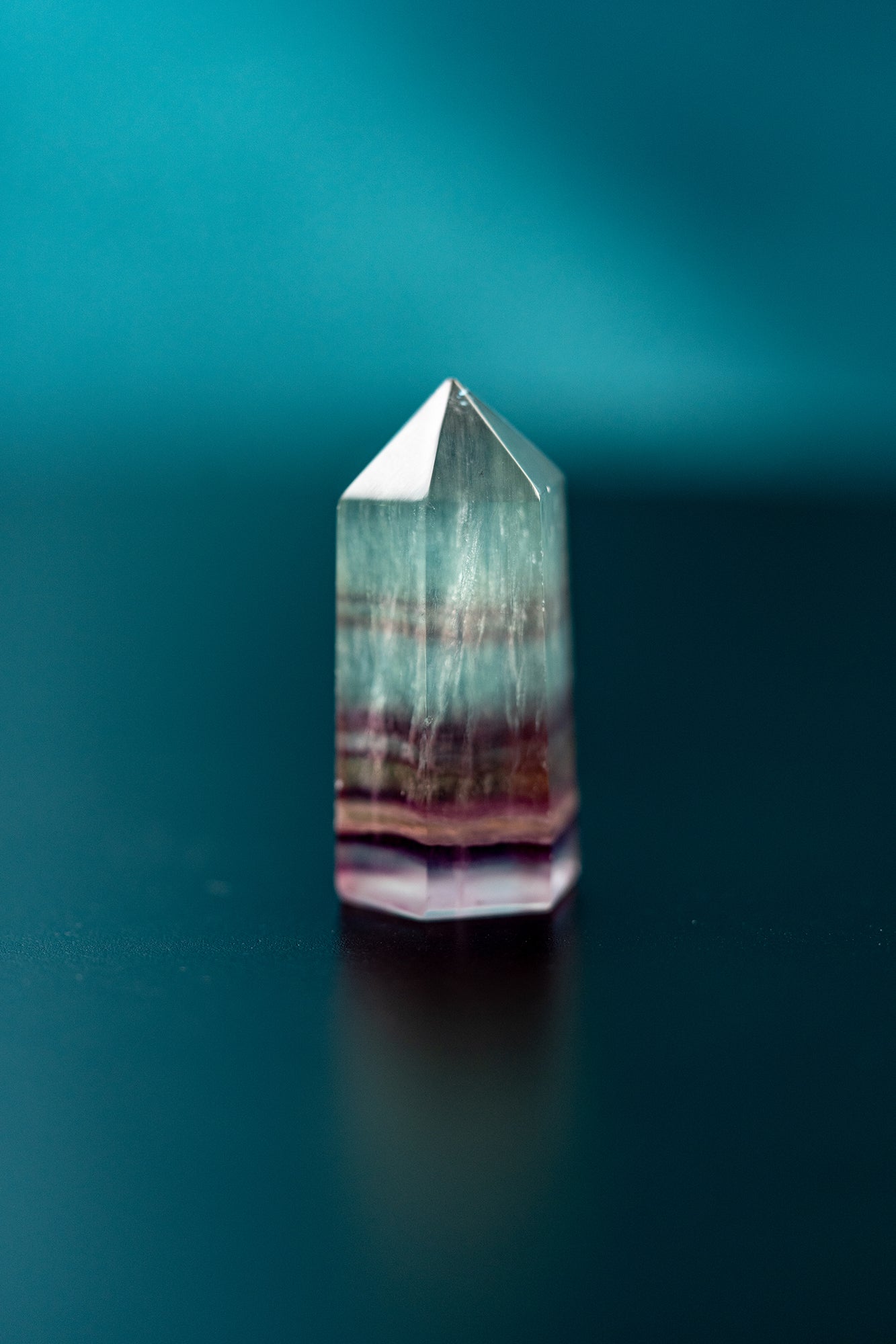 Rainbow Fluorite Points