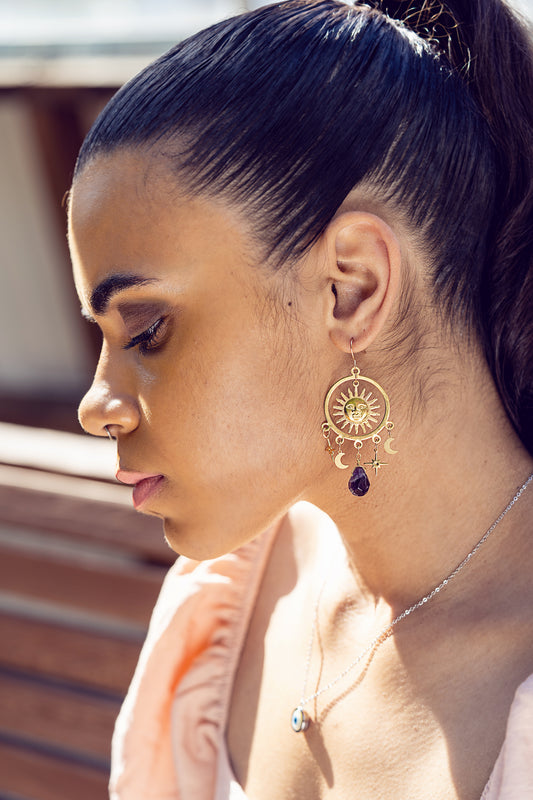 Soleil Crystal Earrings